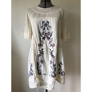 Free People embroidered dress